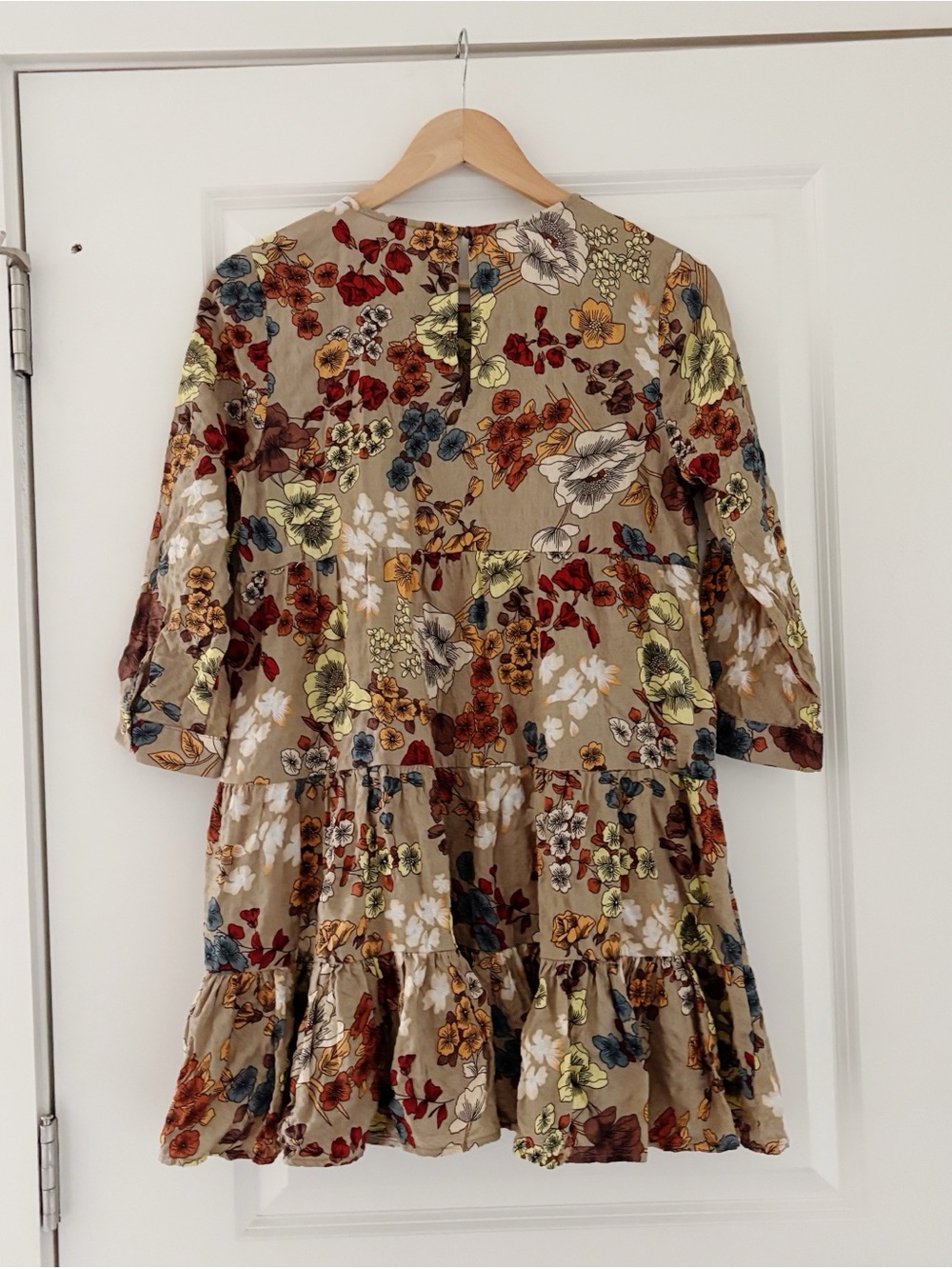 Natural Life Heidi Floral Mini Babydoll Dress Boho - Picture 4 of 8